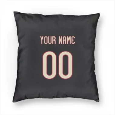 Black Arizona Coyotes Custom    Pillow Cover (18 X 18)